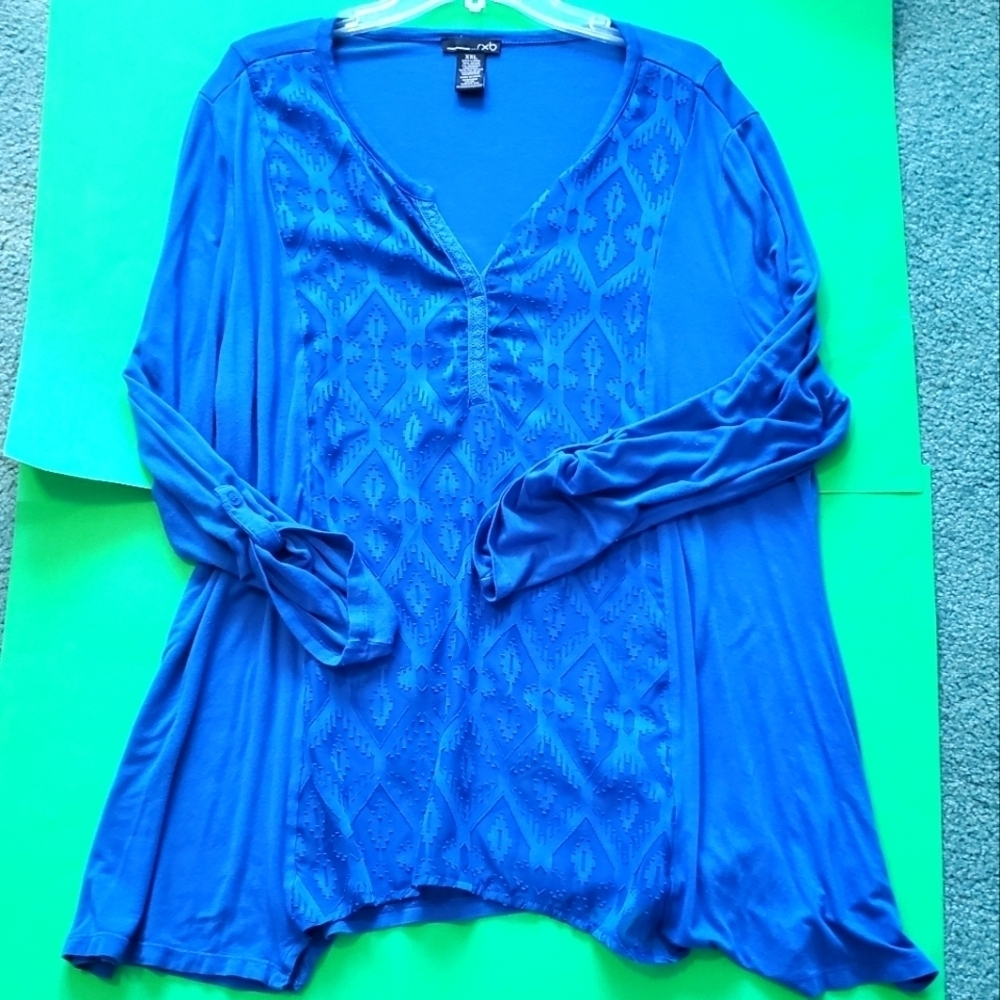 RXB Blue 3/4 sleeve
